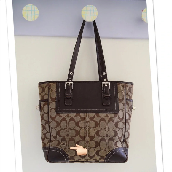 Coach signature logo tote bag - Picture 3 of 8